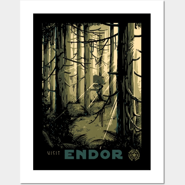 Visit Endor Wall Art by mathiole